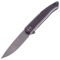 Нож WE Knife Smooth Sentinel сталь CPM-20CV рукоять Gray Ti/Marble CF (WE20043-1)
