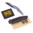 Нож WE Knife Smooth Sentinel сталь CPM-20CV рукоять Gray Ti/Marble CF (WE20043-1)