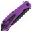 Нож Daggerr Wocket DL blackwash serrated сталь 8Cr14MoV рукоять Purple FRN