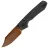 Нож Vosteed Raccoon TLL Bowie copper dune сталь 14C28N рукоять Black Micarta