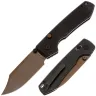 Нож Vosteed Raccoon TLL Bowie copper dune сталь 14C28N рукоять Black Micarta