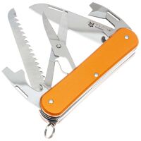 Нож Fox Vulpis Multipurpose-5 сталь N690 рукоять Orange Aluminium (FX-VP130-SF5 OR)