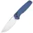 Нож CJRB Acacia stonewash сталь AR-RPM9 рукоять Blue FRN (J1952-BU)