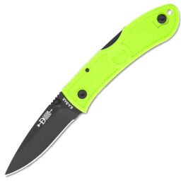 Нож Ka-Bar Dozier Folding Hunter Black сталь AUS-8 рукоять Zombie Green Zytel (KA4072ZG)