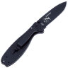 Нож ESEE Zancudo Black сталь AUS-8 рукоять Foliage green GFN (BRKR1FGB)