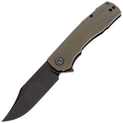 Нож Petrified Fish Victor blackwash сталь K110 рукоять Khaki Micarta