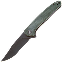 Нож CIVIVI Mini Sandbar Blackwash сталь Nitro-V рукоять Green Micarta (C20011-3)