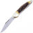 Нож Boker Jagdmesser Duo сталь 440C рукоять рог оленя (114021S)