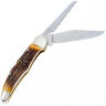 Нож Boker Jagdmesser Duo сталь 440C рукоять рог оленя (114021S)
