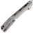 Нож SHOOZIZ Pchak сталь 14C28 рукоять Gray Titanium