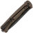 Нож Lion Steel Skinny PVD stonewash сталь MagnaCut рукоять Earth brown Aluminium/Micarta (SK01A EB)