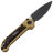 Нож Microtech LUDT Gen III Black сталь M390MK рукоять Tan Aluminum (1135-1TA)