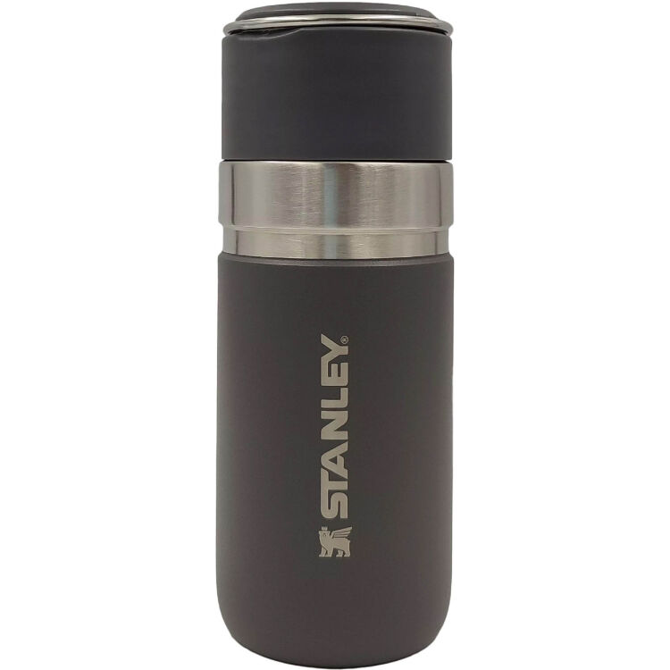 Термобутылка Stanley GO Quick Flip 0,5л чёрная (10-09557-001)