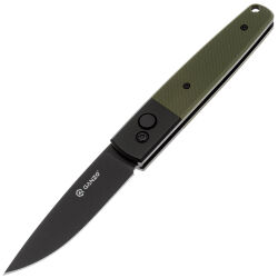 Нож Ganzo G721B-GR black cталь 440C рукоять Green G10