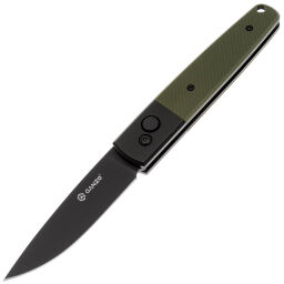Нож Ganzo G721B-GR black cталь 440C рукоять Green G10
