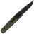 Нож Ganzo G721B-GR black cталь 440C рукоять Green G10