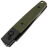 Нож Ganzo G721B-GR black cталь 440C рукоять Green G10