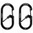 Карабин Nite Ize G-Biner #1 Dual Chamber Carabiner Black 2 pack (GS1-01-2R6)