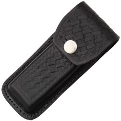 Чехол для складного ножа Leather Basketweave pattern