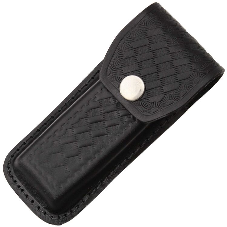 Чехол для складного ножа Leather Basketweave pattern