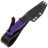 Нож 7 Ножей Колибри Гибрид конвекс сталь N690 рукоять Violet G10