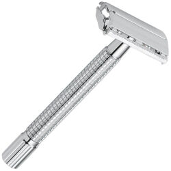 Бритвенный станок Boker Rasierhobel Butterfly L Chrome рукоять металл (04BO217)