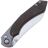 Нож Kizer Clairvoyant stonewash сталь S35VN рукоять Titanium/Carbon Fiber