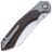 Нож Kizer Clairvoyant stonewash сталь S35VN рукоять Titanium/Carbon Fiber