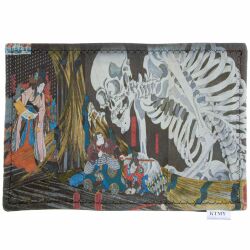 Хэнк (платок) Knife to meet You Kuniyoshi-SKELETON 28,5*21см