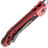 Нож Microtech LUDT Gen III T/E black сталь M390MK рукоять Red Aluminum (1136-1RD)