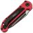 Нож Microtech LUDT Gen III T/E black сталь M390MK рукоять Red Aluminum (1136-1RD)
