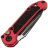Нож Microtech LUDT Gen III T/E black сталь M390MK рукоять Red Aluminum (1136-1RD)