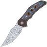 Нож WE Knife Magnetron сталь Heimskringla Damasteel рукоять Black Ti/Nebula FatCarbon