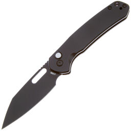 Нож CJRB Pyrite Wharncliffe black pvd сталь AR-RPM9 рукоять Black steel (J1925A-BST)