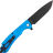 Нож Daggerr Wocket DL blackwash сталь 8Cr14MoV рукоять Blue FRN