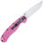 Нож Ontario RAT-1 Satin сталь AUS-8 рукоять Pink GRN (8865)