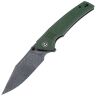 Нож CIVIVI Tranquil сталь Damascus рукоять Green Canvas Micarta (C23027-DS1)