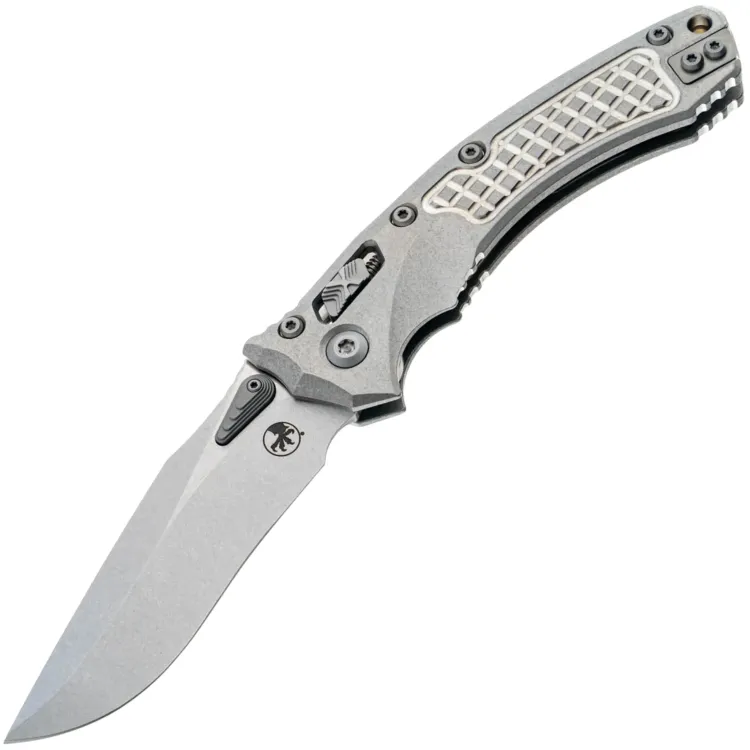 Нож Microtech Marfione Select Amphibian stonewash сталь M390MK рукоять Stonewash Frag Titanium