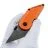 Нож Kansept Dash blackwash сталь 154CM рукоять Orange G10