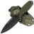Нож N.C. Custom Grave blackwash сталь AUS-10 рукоять Olive G10