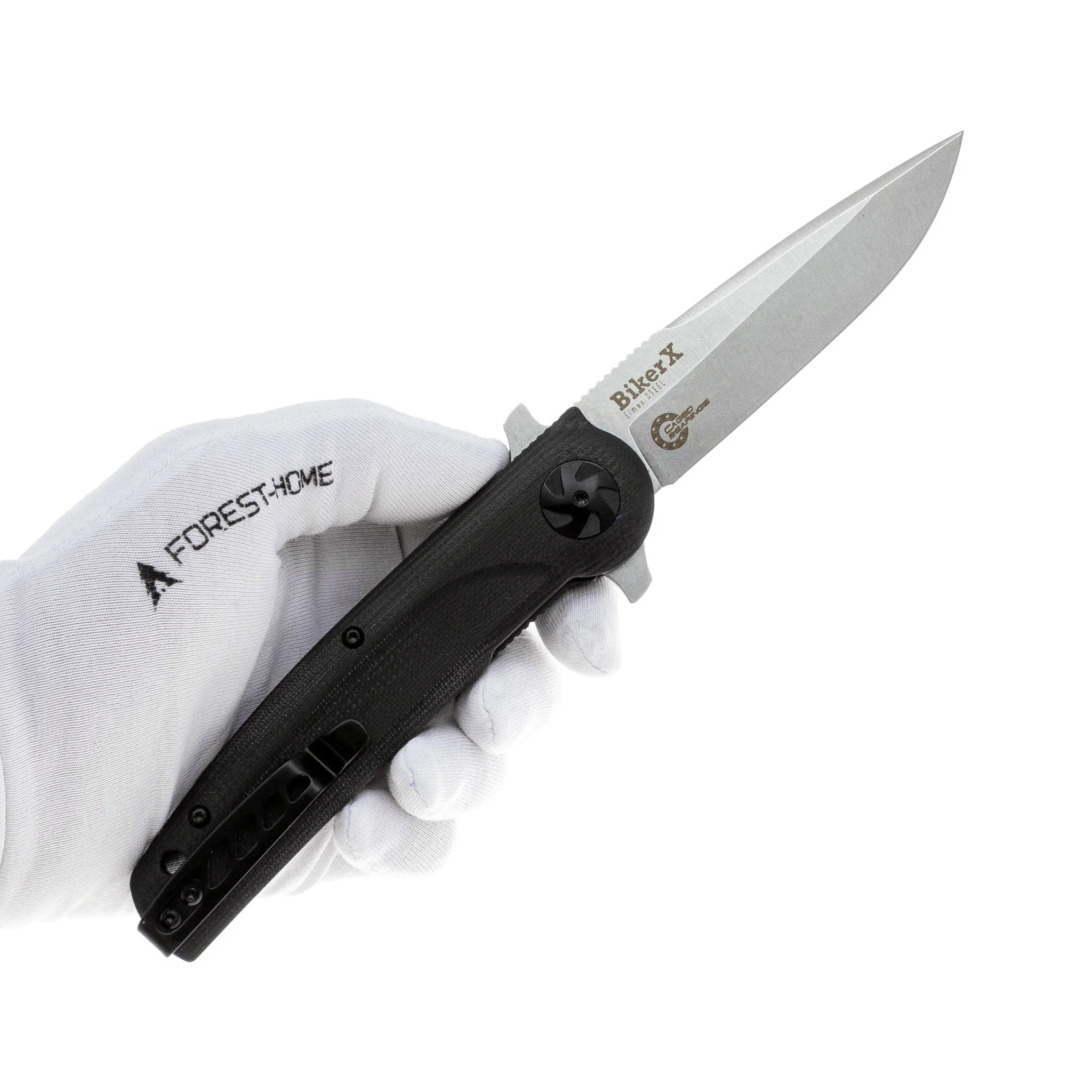 Нож Kizlyar Supreme Biker-X Elmax Stonewash Black G10 | Магазин