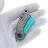 Нож Kansept Mini Korvid light blue сталь S35VN рукоять Gradient Dimples Titanium
