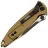 Нож Microtech SOCOM Elite S/E black сталь M390MK рукоять Tan Aluminium (160-1TA)