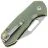 Нож CJRB Mini Pyrite сталь AR-RPM9 рукоять Green Aluminium (J1933-GN)