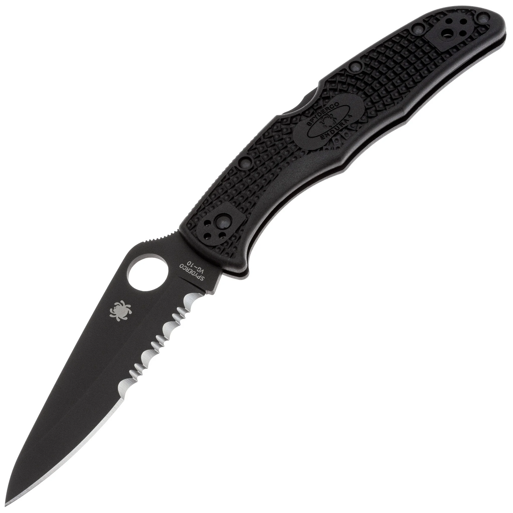 Нож Spyderco Endura 4 C10PSBBK | Магазин ножей Forest-Home