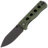 Нож QSP Canary Folder blackwash сталь 14C28N рукоять Green G10 (QS150-F2)