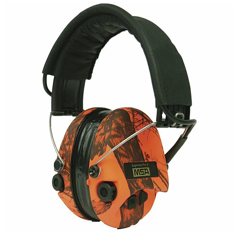 Наушники активные MSA Sordin Supreme Pro-X LED Blaze Camo (оранжевый камо/черный)
