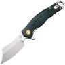 Нож Artisan Cutlery Corsair сталь D2 рукоять Black/Green G10