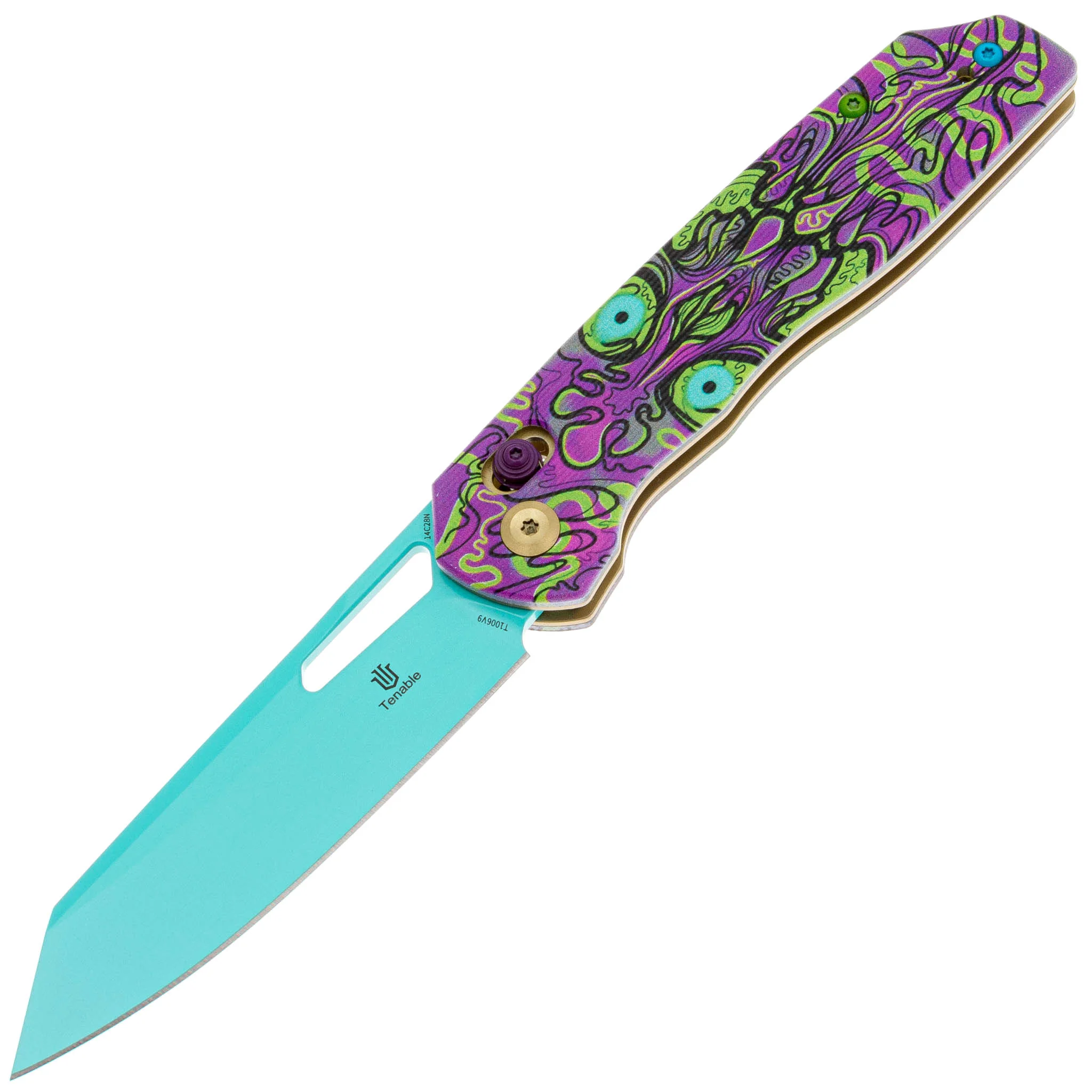Нож Tenable Shard blue Undead T1006V9 | Магазин Forest-Home