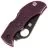 Нож Spyderco Manbug Black сталь Micro-Melt PD#1 рукоять Burgundy FRN (MBBGBKP)